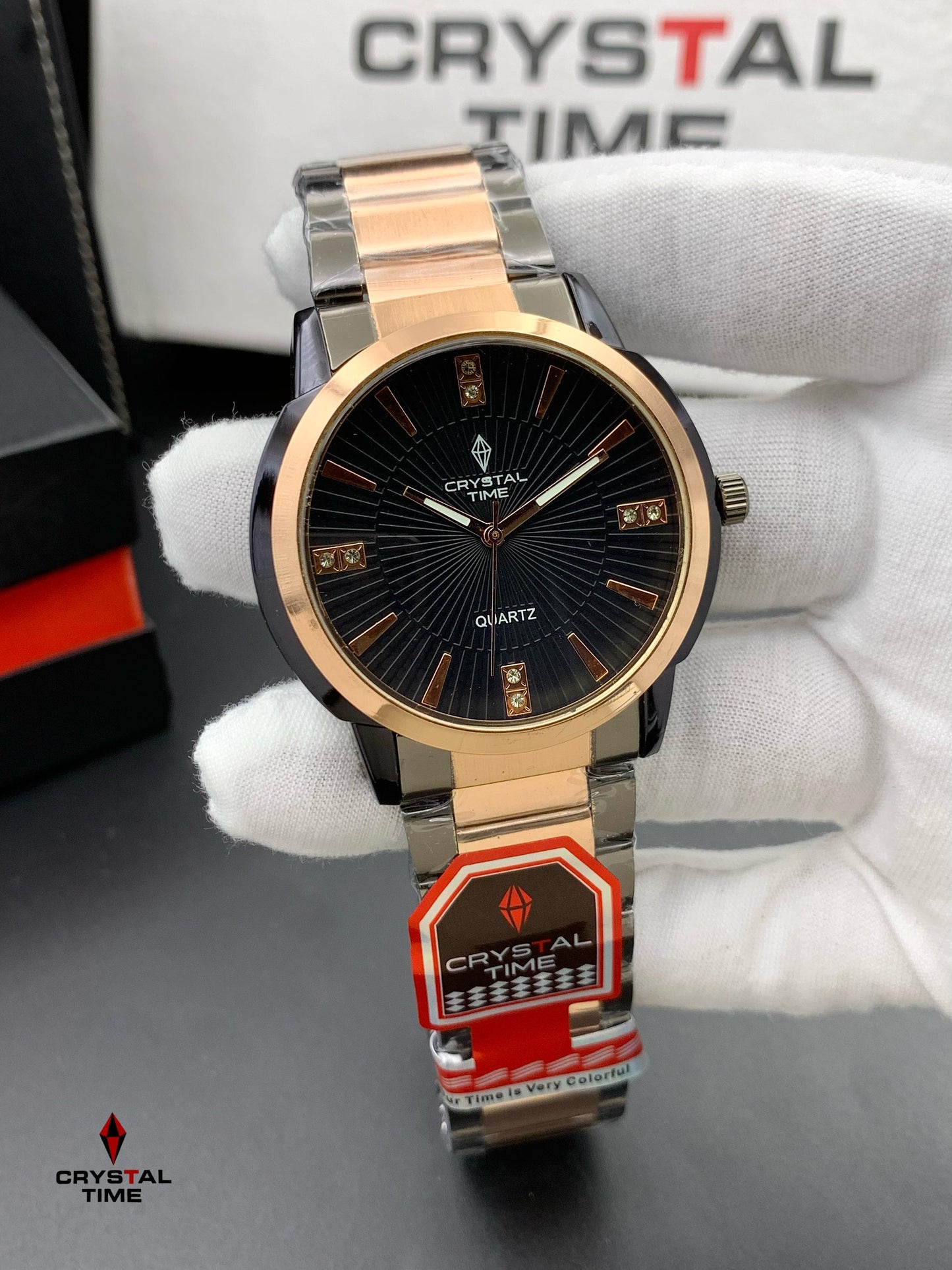 CT‑2 Premium Stainless‑Steel Analogue Watch
