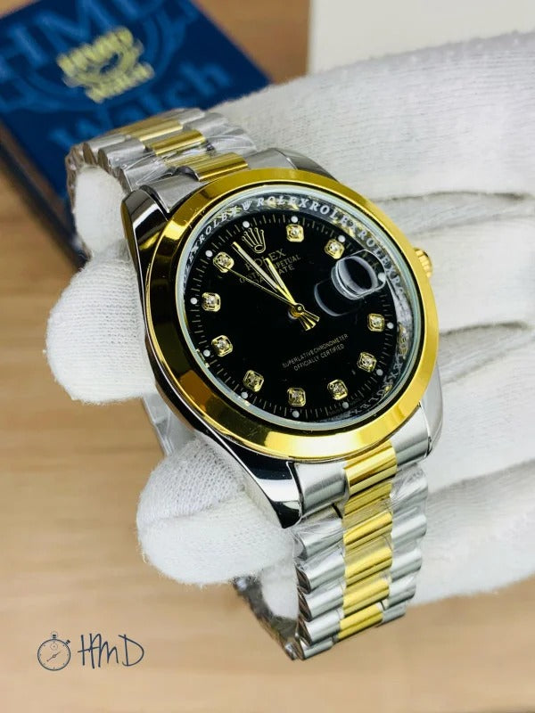 RLX 2 Tone Stylish Watch