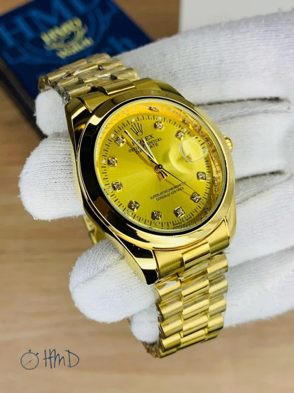 RLX 2 Tone Stylish Watch